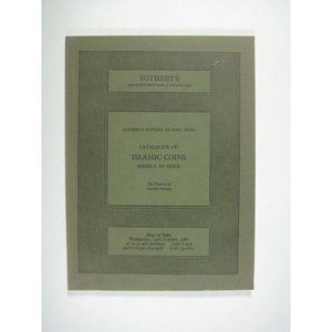 Sotheby's Islamic Gold Coins Catalogue Catalog PPB 1981 London Numismatic